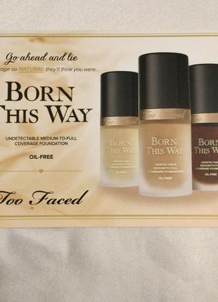 Пробник тонального крему too faced born this way