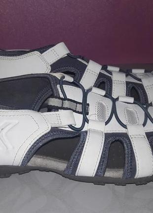 Geox respira - кожаные босоножки сандалии летние кроссовки3 фото