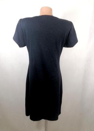 Сукня fendi чорне міні стрази камені3 фото