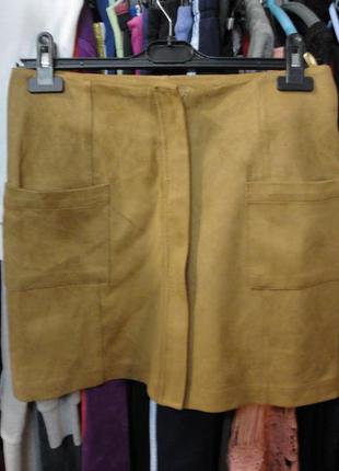 Стильная замшевая юбка от котоп