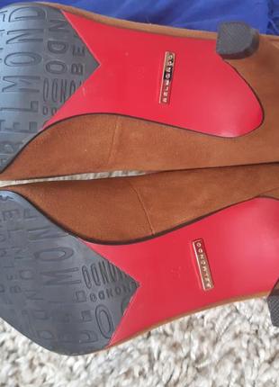 Шикарные стильные туфли лодочки на каблуке кожа/замша ,belmondo,  p. 39-408 фото