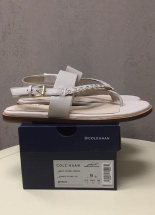 Женские сандалии cole haan, кожа, оригинал, новые, размер 39, на стопу 26 см.7 фото