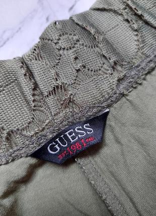 Мереживні шорти хакі оригінальні guess5 фото