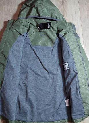 Куртка, детская, для мальчика, водонепроницаемая, дождевик, хаки, crivit, 128,1584 фото