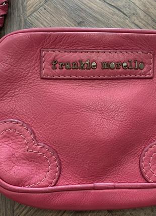 Кожаная сумка, кросс боди, сумка через плечо frankie morello, кожа3 фото