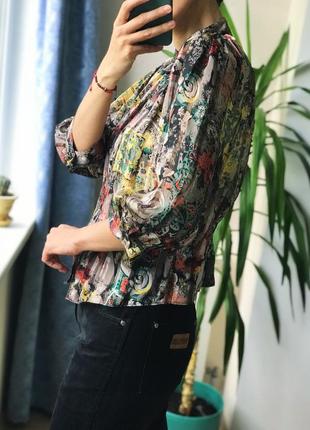 Винтажная блуза жакет винтаж франция2 фото