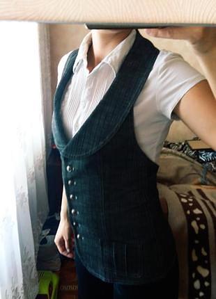 Джинсова жилетка