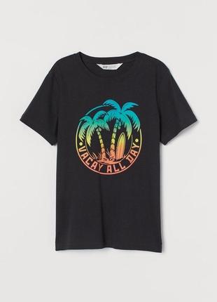 Бавовняна футболка h&m
