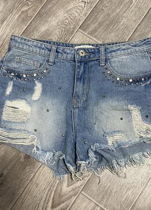 Джинсовые шорты стильные новые