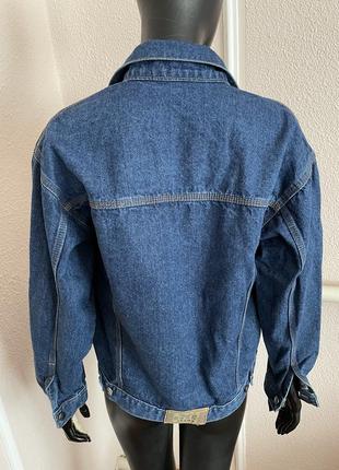 Джинсовка джинсовая куртка оверсайз2 фото