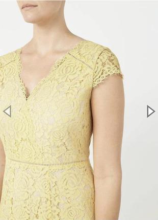 Шикарну мереживну сукню міді, ошатне мереживне плаття,3 фото