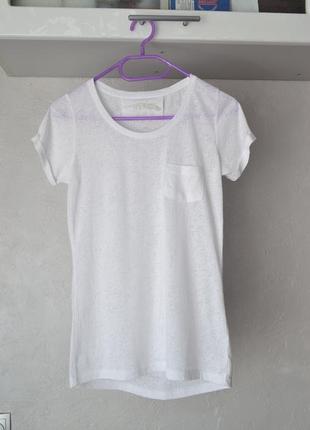 Легенька блузка біла футболка бавовна6 фото