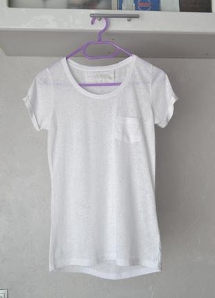 Легенька блузка біла футболка бавовна5 фото