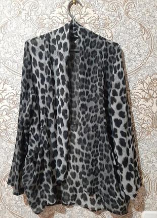 Накидка летняя, кардиган в принт