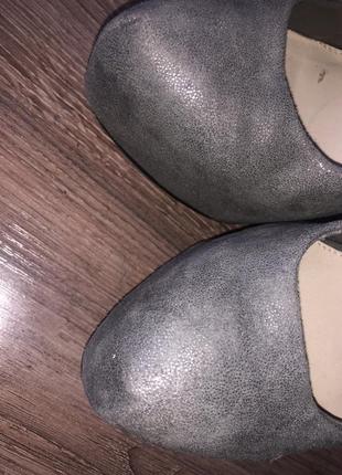 Босоножки туфли с открытой пяткой kurt geiger  miley pewter7 фото