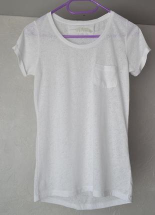 Легенька блузка біла футболка бавовна1 фото