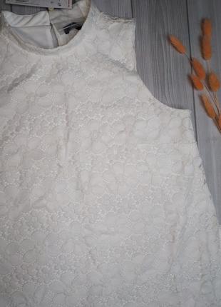 Распродажа!ажурное белое платице! 4