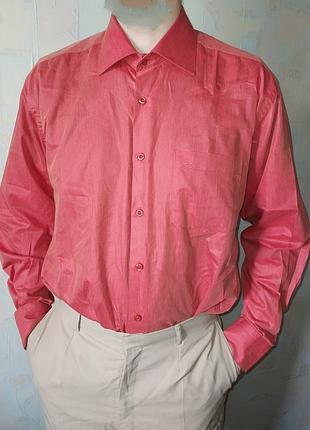 Рубашка легкая морковно-кирпичного цвета twors