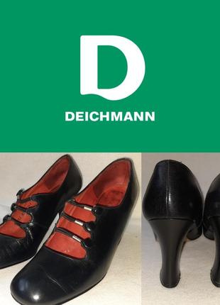 Кожанные туфли  deichmann  p.b7