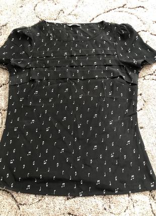 Чёрная блуза m&s