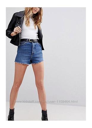 Джинсовые шорты mom topshop