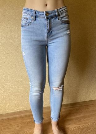 Продам джинсы stradivarius skinny low waist1 фото