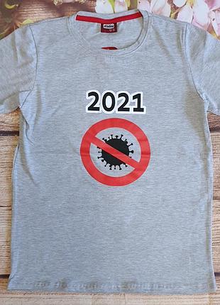 Футболка на мальчика на рост от 146 до 170