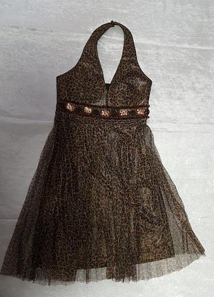 Леопардовый сарафан, 42 размер
