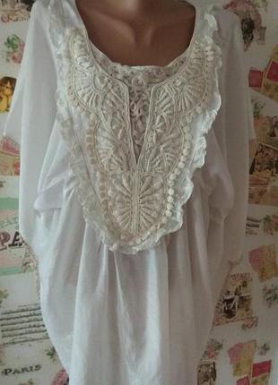 Шикарная невесомая  туника от престижного датского бренда gustav