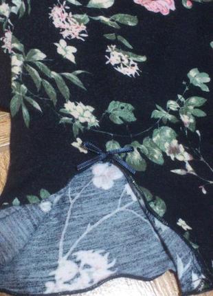 Пижама женская хлопковая цветы🌸піжама жіноча бавовняна квіти angelina р.l🇹🇷5 фото