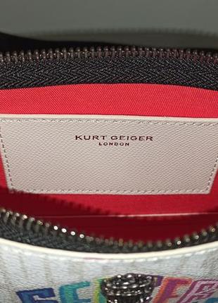 Шкіряна сумка багет kurt geiger london6 фото