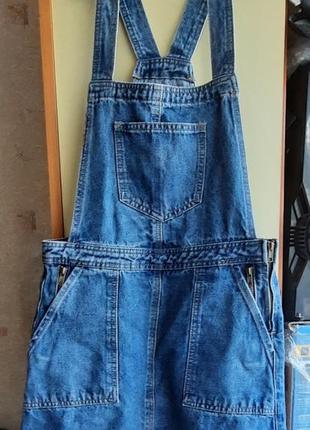 Джинсовый сарафан 4