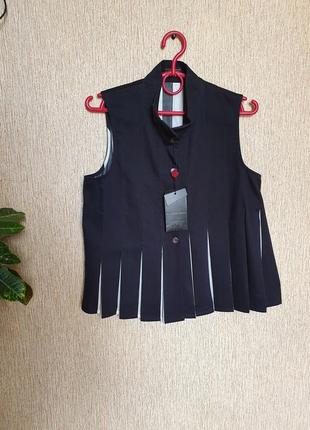 Дизайнерская блуза, блузка без рукавов от bitte kai rand, copenhagen, дания1 фото