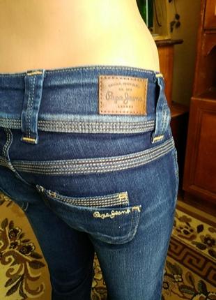 Джинсы pepe jeans, оригинал,лондон,новые,низкая посадка.4 фото