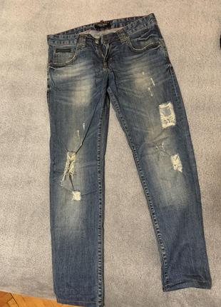 Джинси рвані philipp plein