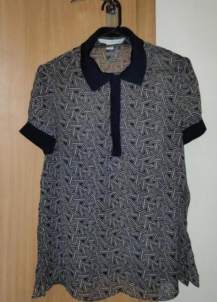 Идеальная шелковая блуза diane von furstenberg