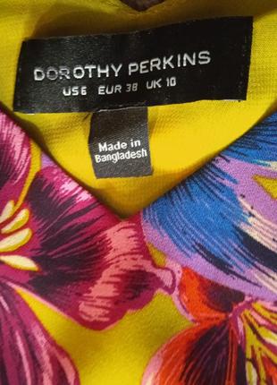 Красивая летняя блуза-майка , цветы, dorothy perkins4 фото