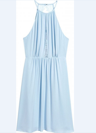 H&m нежное лёгкое платье с кружевной спинкой2 фото