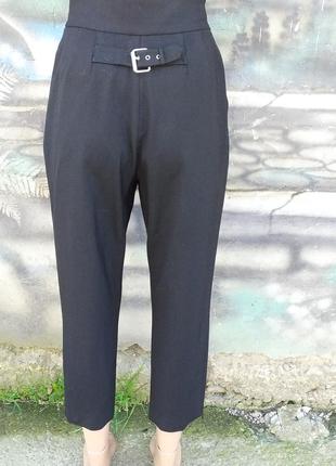 Дизайнерские штаны,высокая посадка,защипы,sara battaglia2 фото