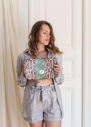 Лляний костюм , летний костюм , трендовий костюм