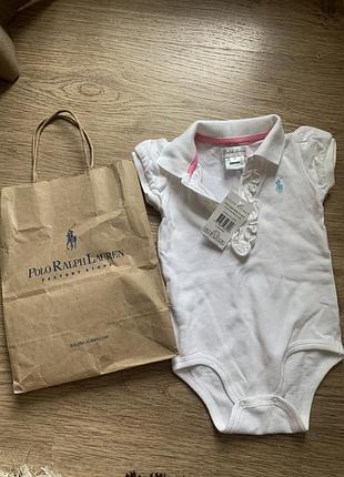 Боди песочник polo ralph lauren