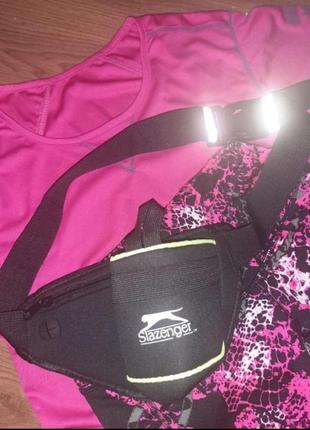 Дуже практична сумка бананка для пробіжок і велоспорту з відділенням для пляшки