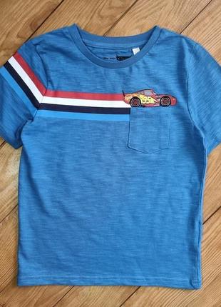 Футболка для мальчика, рост 128, цвет синий