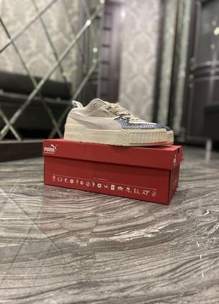 Женские кроссовки puma cali sport animal beige .5 фото