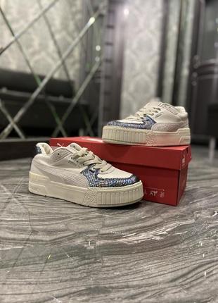 Женские кроссовки puma cali sport animal beige .9 фото