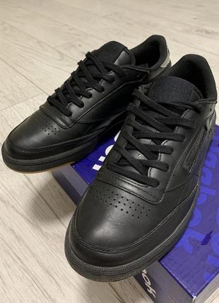 Кросівки reebok club c 85 diamond "black/gum"