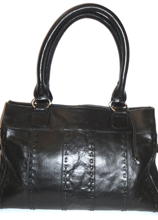 Кожаная сумка 30х24см натуральная кожа