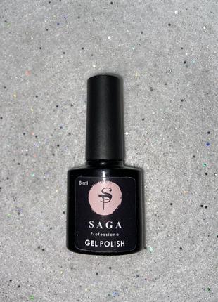 Saga gel polish cat shine, cat, cat opal гель-лак котяче око срібло, 8мл