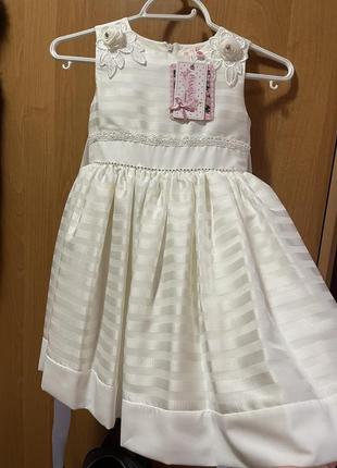 Платье для девочки pamina состояние нового! по супер цене!2 фото