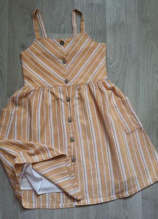 Моднячий сарафан primark на 7-8 лет